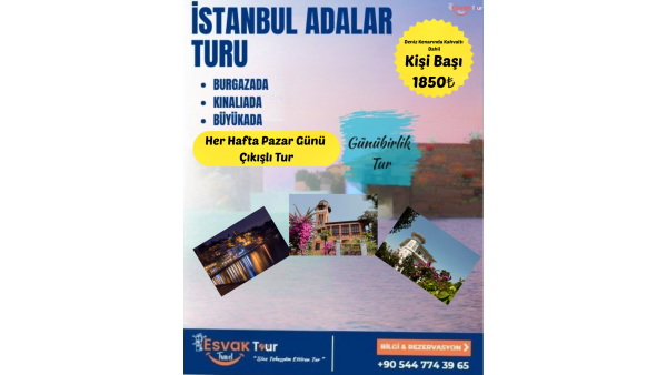 Günübirlik İstanbul Adalar Turu 